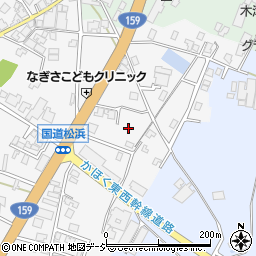 石川県かほく市松浜イ周辺の地図