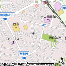 長野県中野市西条1196周辺の地図
