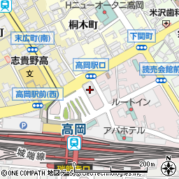 富山銀行　駅南支店周辺の地図
