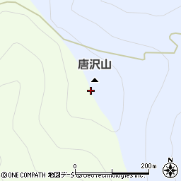 唐沢山周辺の地図