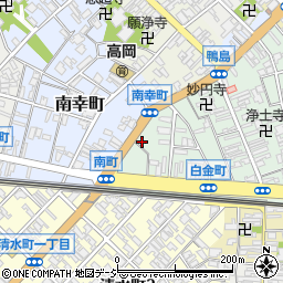 富山県高岡市白金町12-19周辺の地図