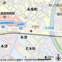 富山県高岡市永楽町3-15周辺の地図