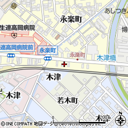 富山県高岡市永楽町3-18周辺の地図
