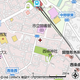 長野県中野市西条1002周辺の地図