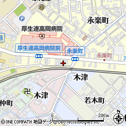 富山県高岡市永楽町4-3周辺の地図