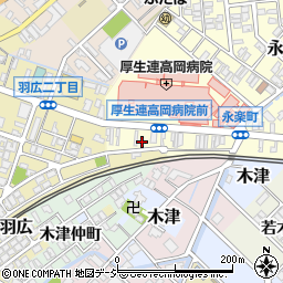 富山県高岡市永楽町4-17周辺の地図