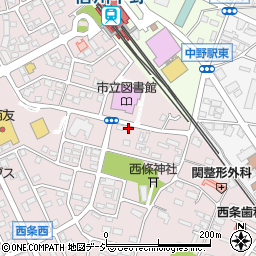 長野県中野市西条1004周辺の地図