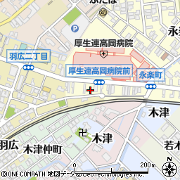 富山県高岡市永楽町4-16周辺の地図