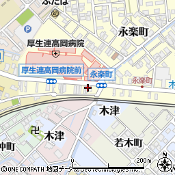 富山県高岡市永楽町4-2周辺の地図