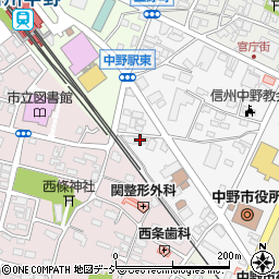 長野県労働金庫中野支店周辺の地図