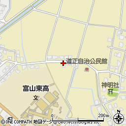 富山県富山市道正28周辺の地図