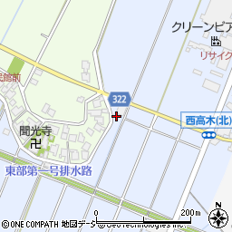 富山県射水市西高木1084周辺の地図