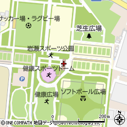 富山県岩瀬スポーツ公園周辺の地図