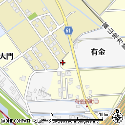 富山県滑川市上梅沢60-1周辺の地図