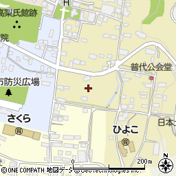長野県中野市東山1周辺の地図