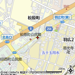 富山県高岡市松原町189周辺の地図