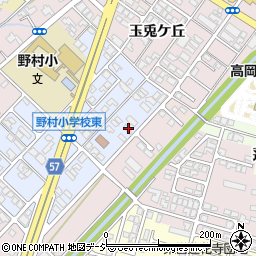 富山県高岡市野村591周辺の地図