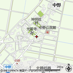 中野北周辺の地図