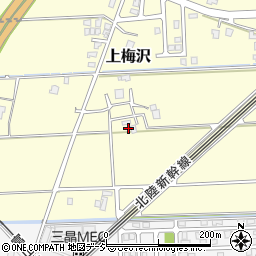 富山県滑川市上梅沢87周辺の地図