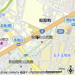 富山県高岡市松原町525-4周辺の地図