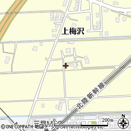 富山県滑川市上梅沢86周辺の地図