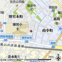 富山県高岡市博労本町6周辺の地図