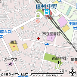長野県中野市西条1228周辺の地図