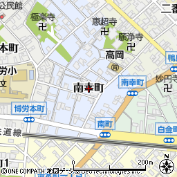 富山県高岡市南幸町周辺の地図