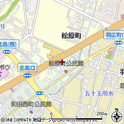 富山県高岡市松原町525-7周辺の地図