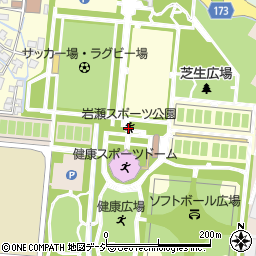岩瀬スポーツ公園周辺の地図