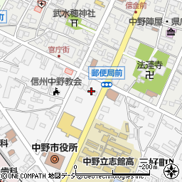 東新聞店周辺の地図