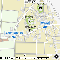 大沢神社周辺の地図