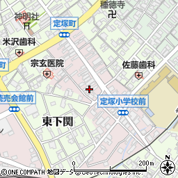 富山県高岡市定塚町周辺の地図