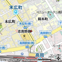 大和証券高岡支店周辺の地図