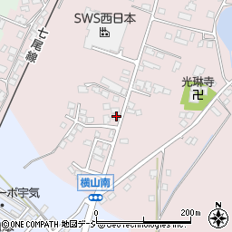 石川県かほく市横山タ69-2周辺の地図