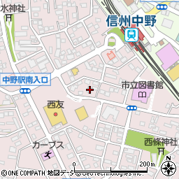 長野県中野市西条1263周辺の地図