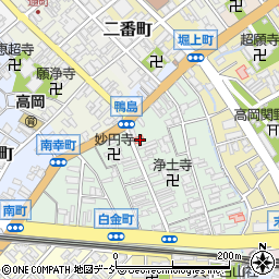 富山県高岡市白金町5-30周辺の地図