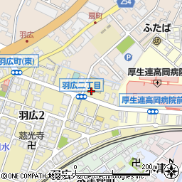 Ｖ・ｄｒｕｇ　高岡羽広薬局周辺の地図