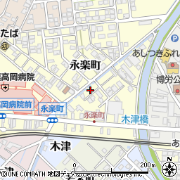富山県高岡市永楽町2-24周辺の地図