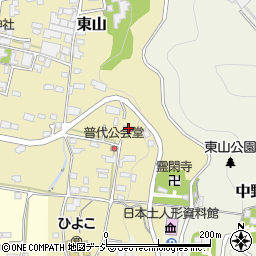 長野県中野市東山8-8周辺の地図