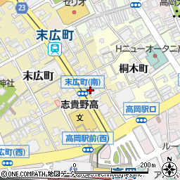文苑堂高岡駅前店周辺の地図