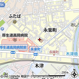 富山県高岡市永楽町6-77周辺の地図