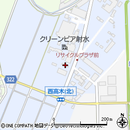 富山県射水市西高木1164-1周辺の地図