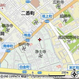 富山県高岡市白金町5-48周辺の地図