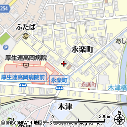 富山県高岡市永楽町6-76周辺の地図