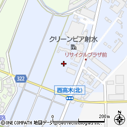 富山県射水市西高木1135-2周辺の地図