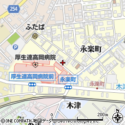 富山県高岡市永楽町6-12周辺の地図