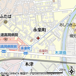 富山県高岡市永楽町7-9周辺の地図