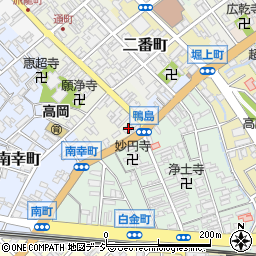 富山県高岡市鴨島町2周辺の地図