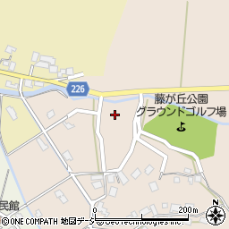 石川県かほく市上田名（ハ）周辺の地図